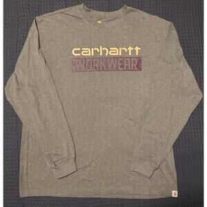Carhartt Workwear Regular Fit Long Sleeve Work T-Shirt Mens Size Large